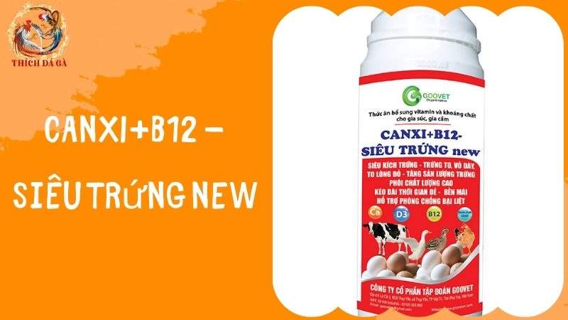 CANXI+B12 - Siêu trứng new