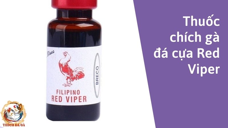 Thuốc chích gà đá cựa Red Viper