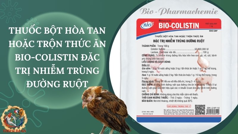 Bio-Colistin - Đặc trị nhiễm trùng đường ruột