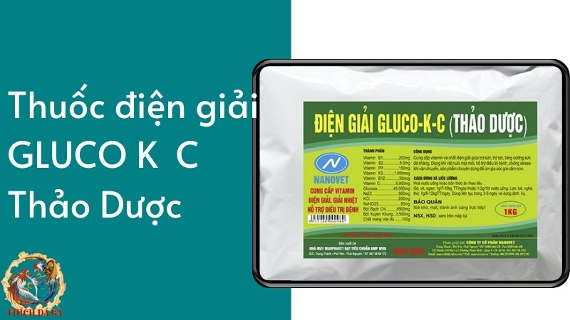 Thuốc điện giải GLUCO K – C Thảo Dược