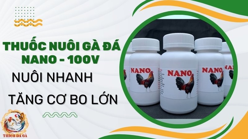 Thuốc nuôi gà đá Nano