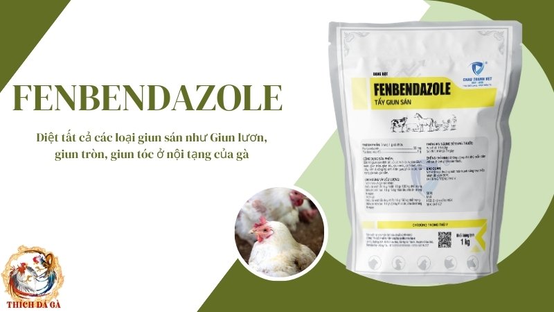 Thuốc đặc trị giun sán Fenbendazole