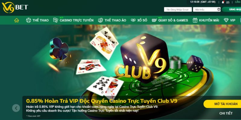 Những bước đơn giản nhất để game thủ đăng nhập V9BET 