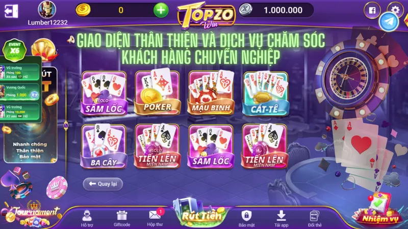 Tại sao chọn Topzo.com là nền tảng chơi game bài đổi thưởng uy tín