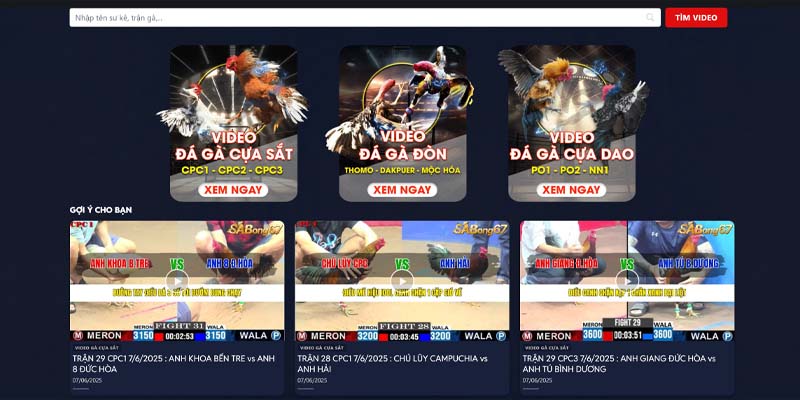 Sabong67 Hôm Nay - Cập Nhật Trực Tiếp Đá Gà Thomo Full HD 3 Hướng dẫn xem đá gà trực tiếp tại Sabong67