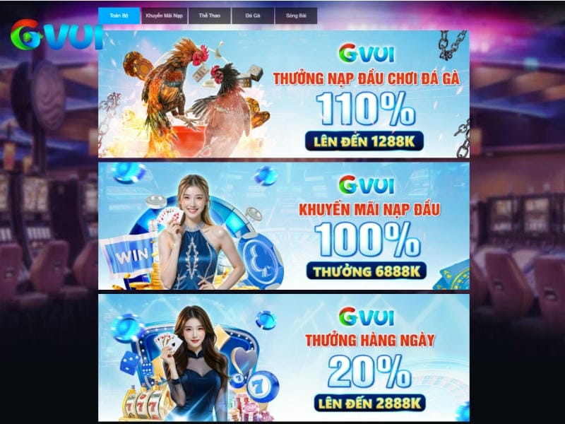 GVUI – Điểm Hẹn Giải Trí Hàng Đầu Cho Anh Em Đam Mê Đá Gà 2 Nhiều khuyến mãi cho kê thủ tại nhà cái