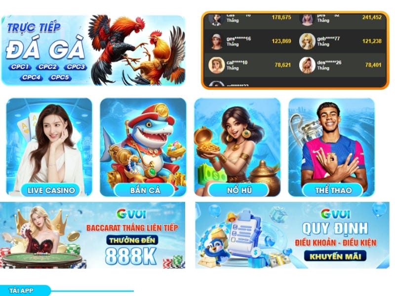 GVUI – Điểm Hẹn Giải Trí Hàng Đầu Cho Anh Em Đam Mê Đá Gà 1 Tổng quan những thông tin cơ bản về nhà cái GVUI
