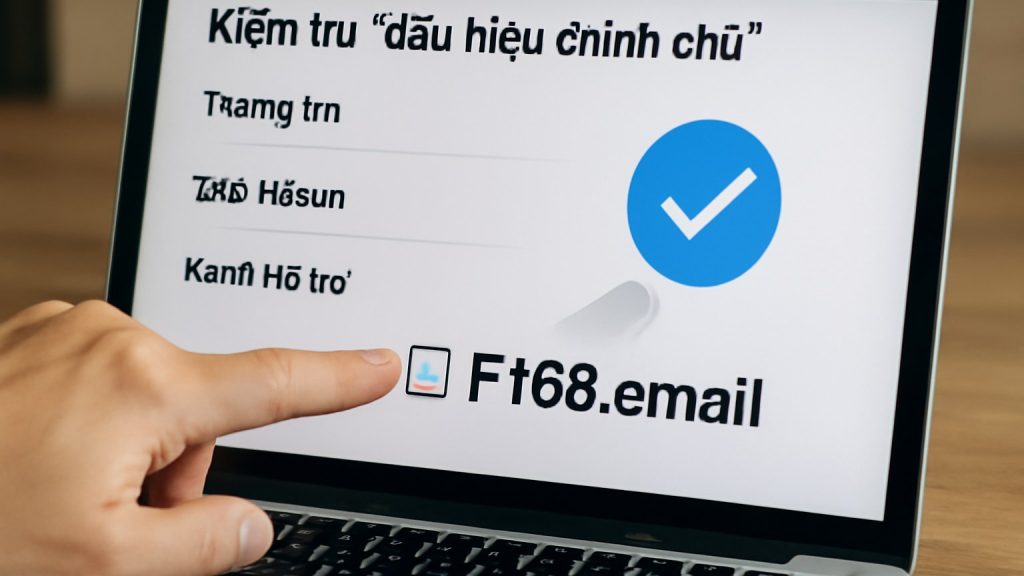 1) Kiểm tra “dấu hiệu chính chủ”: thông tin, điều khoản, kênh hỗ trợ Minh họa: 1) Kiểm tra “dấu hiệu chính chủ”: thông tin, điều khoản, kênh hỗ trợ