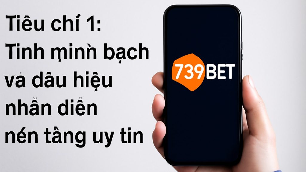 Minh họa: Tiêu chí 1: Tính minh bạch và dấu hiệu nhận diện nền tảng uy tín
